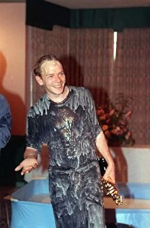 Images Dated 28th January 1994: Adam Woodyat Actor victim of a practical joke 1994 on Noels House Party
