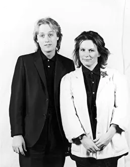Adrian Edmondson with his wife Jennifer Saunders in real life Comedy actor Adrian Edmondson with his wife Jennifer Saunders in real life Comedy actor