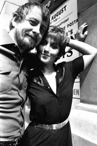 Images Dated 3rd August 1981: Adrienne Posta and Derek Fowlds at the Theatre Royal, Newcastle where they are appearing