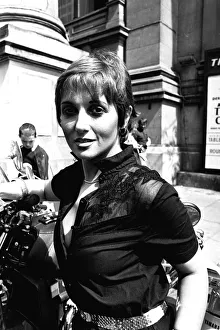 Images Dated 3rd August 1981: Adrienne Posta and Derek Fowlds at the Theatre Royal, Newcastle where they are appearing