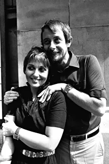 Images Dated 3rd August 1981: Adrienne Posta and Derek Fowlds at the Theatre Royal, Newcastle where they are appearing