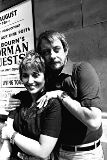 Images Dated 3rd August 1981: Adrienne Posta and Derek Fowlds at the Theatre Royal, Newcastle where they are appearing