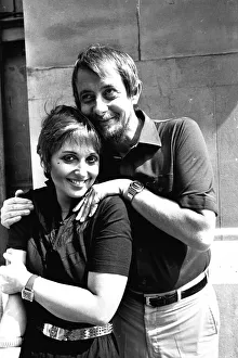 Images Dated 3rd August 1981: Adrienne Posta and Derek Fowlds at the Theatre Royal, Newcastle where they are appearing