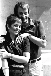 Images Dated 3rd August 1981: Adrienne Posta and Derek Fowlds at the Theatre Royal, Newcastle where they are appearing