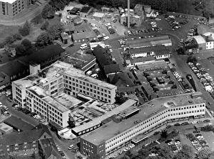 Images Dated 12th May 1989: An aerial view of Coventry & Warwickshire Hospital, Stoney Stanton Road