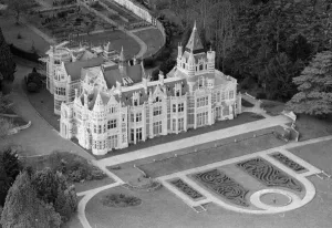 Images Dated 12th February 1984: An aerial view of the mansion belonging to former Beatles member George Harrison