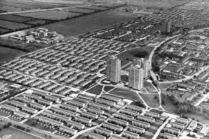 Aerial view of the Orchard Park Estate, Hull 10th September 1980