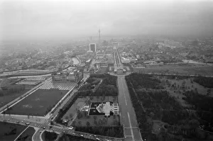 Aerial views of the Brandenburg Gate. 13th December 1979 Aerial views of the Brandenburg Gate. 13th December 1979