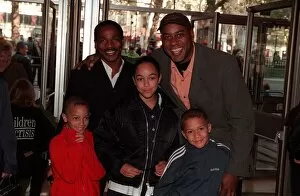 Images Dated 26th October 1997: Ainsley Harriott at Caspar a Spirited Beginning premiere in Odeon Leicester Square with