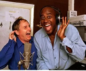 Images Dated 17th August 1998: Ainsley Harriott television chef records the August 1998 theme music for his new