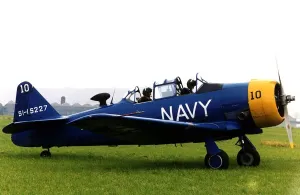 Air Aircraft North American Harvard trainer and fighter from WW2 privately owned Air Aircraft North American Harvard trainer and fighter from WW2 privately owned