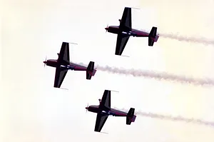 Images Dated 1st June 1995: Aircraft from aerobatic display team perform at an airshow