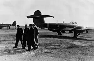 00154 Gallery: Aircraft Gloster Meteor of the Royal Air Force Oct 1945 The first jet aircraft to