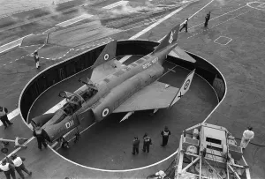 Aircraft HMS Ark Royal Fleet Air Arm Aug 1971 McDonnell Douglas Phantom FG1 (F-4K Aircraft HMS Ark Royal Fleet Air Arm Aug 1971 McDonnell Douglas Phantom FG1 (F-4K