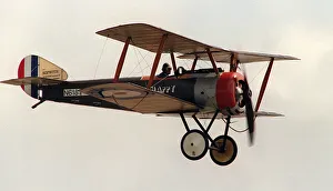 Aircraft Sopwith flying at the Wroughton Airshow August 1993 Aircraft Sopwith flying at the Wroughton Airshow August 1993