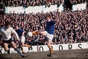 Alan Ball of Everton in action during the league match against Spurs March 1969 Alan Ball of Everton in action during the league match against Spurs March 1969