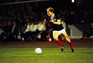 Alan Brazil in action for Scotland March 1982