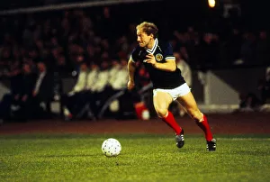 Jon Scan Gallery: Alan Brazil in action for Scotland March 1982