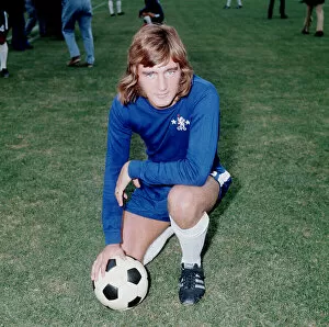 Alan Hudson of Chelsea Football Club July 1972