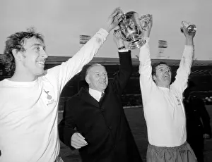 Alan Mullery of Tottenham Hotspur - February 1971 with Martin Chivers Alan Mullery of Tottenham Hotspur - February 1971 with Martin Chivers