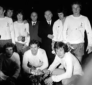 Images Dated 27th February 1971: Alan Mullery of Tottenham Hotspur - February 1971 with the winning League