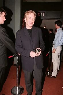 Images Dated 5th August 1997: Alan Rickman Actor at Film Premiere of Mr Bean August 1997