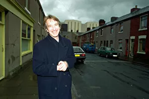 Images Dated 27th October 1992: Alan Rickman, Actor, pictured on the streets of Barrow In Furness where he is due to play