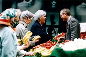 Images Dated 16th May 1996: Albert Sayers who runs the fruit and veg stall on Northumberland Street, Newcastle