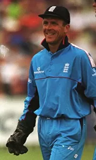 Images Dated 18th August 1998: Alec Stewart England cricket captain August 1998 at the England v South Africa
