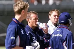 Alec Stewart Among England Cricket Stars July 1999 Phil Tufnell And Alan