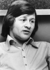 Alex Higgins snooker player April 1973 in his managers office Alex Higgins snooker player April 1973 in his managers office