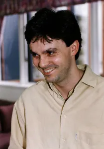1991 Gallery: Alex Knight Restaurant owner married to Carol Smillie TV presenter shirt inside house