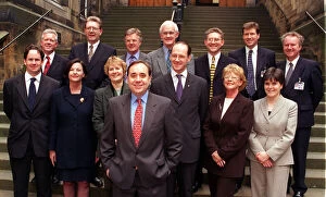 Images Dated 27th May 1999: Alex Salmond shadow cabinet 26th May 1999 SNp party leader