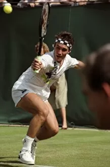 Images Dated 25th June 1990: All England Lawn Tennis Chamionships at Wimbledon Mens Singles Pat Cash
