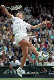 Images Dated 3rd July 1990: All England Lawn Tennis Championships at Wimbledon Ladies Singles Semi Final