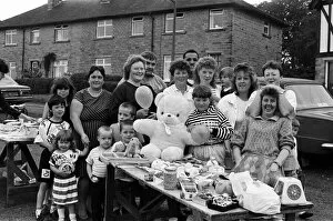Images Dated 30th June 1990: All the fun of the fete... Enjoying their event is this group of volunteers