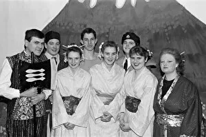 Images Dated 11th December 1991: All Saints High School, Bradley present final production of G&S Mikado