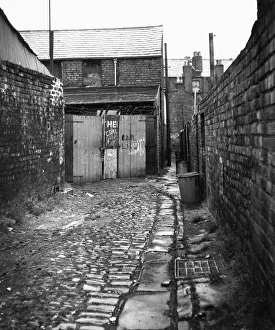 Alleyway in Toxteth, LIverpool, Circa 1980 Alleyway in Toxteth, LIverpool, Circa 1980