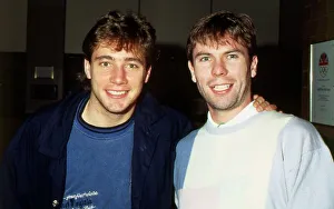 Ally McCoist with Brian McClair October 1988 Ally McCoist with Brian McClair October 1988
