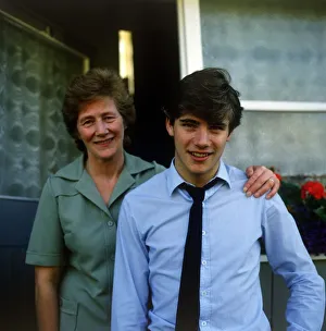 Ally McCoist with his mother Jessie August 1981 Ally McCoist with his mother Jessie August 1981