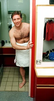 Ally McCoist as he prepares to have a shower - as Ally prepares for recording television Ally McCoist as he prepares to have a shower - as Ally prepares for recording television
