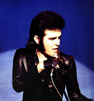 Images Dated 14th June 1974: Alvin Stardust - Pop Star seen here during rehearsals for the BBC television