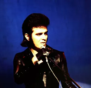 Images Dated 14th June 1974: Alvin Stardust - Pop Star seen here during rehearsals for the BBC television