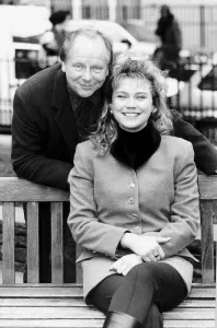 Amanda Redman Actress with Co-Actor John Bird from Programme El C.I.D Amanda Redman Actress with Co-Actor John Bird from Programme El C.I.D