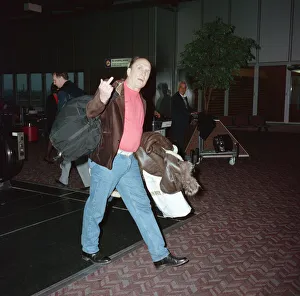 American actor Robert Duvall leaving Heathrow Airport for New York on Concorde American actor Robert Duvall leaving Heathrow Airport for New York on Concorde