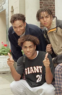 American boy band 3T pose for pictures in London. 9th September 1996 American boy band 3T pose for pictures in London. 9th September 1996