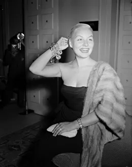 American film actress Barbara Payton in London, July 1952 American film actress Barbara Payton in London, July 1952