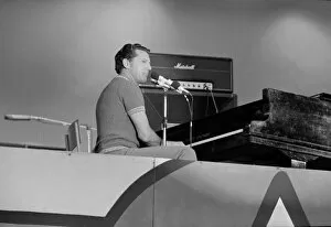 Images Dated 5th August 1972: American rock and roll singer and musician Jerry Lee Lewis performing on stage at a rock