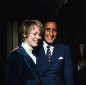 American singer Tony Bennett with Sandi Grant, who he plans to marry. 7th March 1968 American singer Tony Bennett with Sandi Grant, who he plans to marry. 7th March 1968