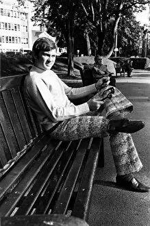 American singing star Gene Pitney pictured in Cathays Park, Cardiff